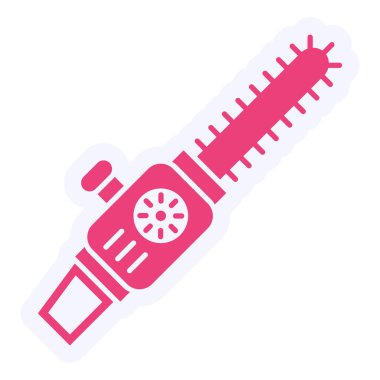 Gördüm. Web simgesi basit illüstrasyon