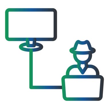 vector illustration of Robbery  icon