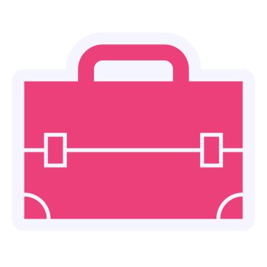 briefcase, web icon simple illustration