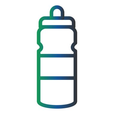bottle. web color icon simple illustration