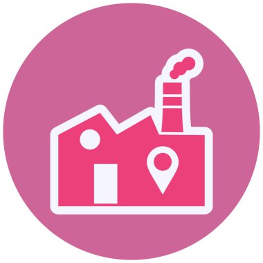 location web icon, simple vector illustration 