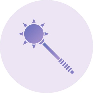 Topuz simgesinin vektör illüstrasyonu