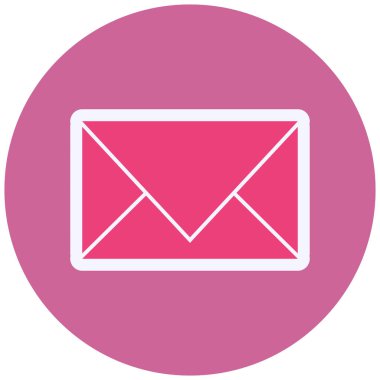 Mektup. Web simgesi basit illüstrasyon