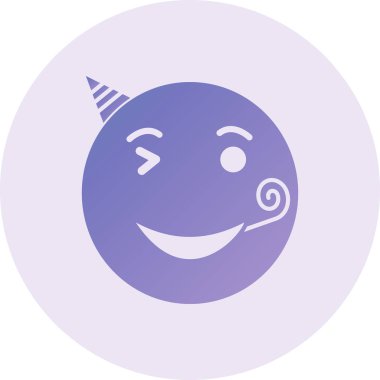 Mutlu bir gülümsemenin vektör çizimi