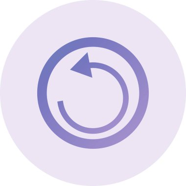 vector illustration of Undo icon