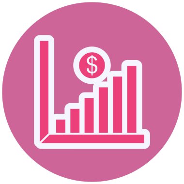 web icon simple illustration of Profit 