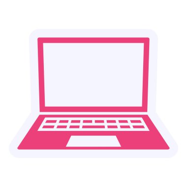 Bilgisayar. Web simgesi vektör illüstrasyonu