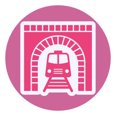 tren simgesi vektör illüstrasyonu