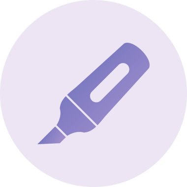 kalem simgesi vektör illüstrasyonu