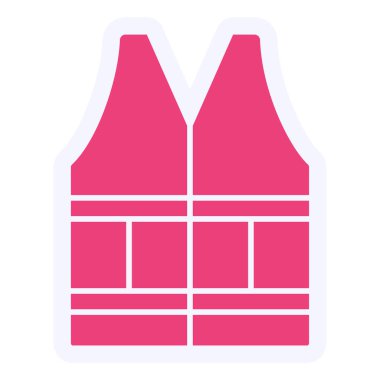 color vector icon illustration of casual apparel 