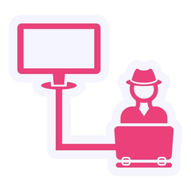 vector illustration of Robbery  icon