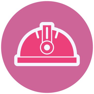 Miğfer. Web simgesi basit tasarım