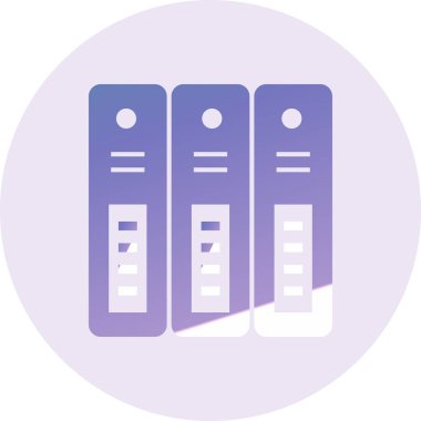 Arşiv. Web simgesi basit illüstrasyon