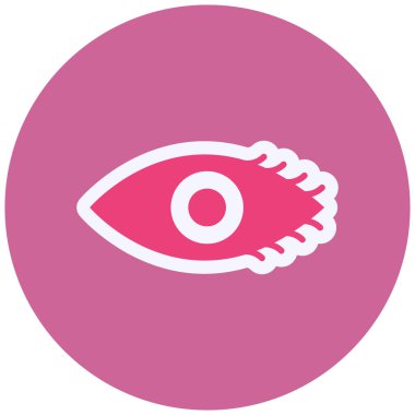 Göz. Web simgesi basit illüstrasyon