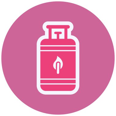 vector illustration of modern Bio gas icon