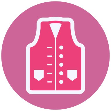 moda ceket vektör simgesi