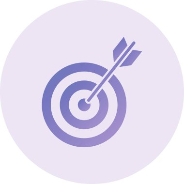 target circular icon, vector illustration