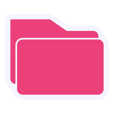 Dosya. Web simgesi basit illüstrasyon