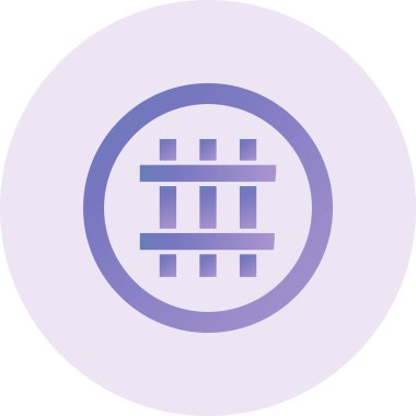 road sign. trendy flat color design icon template for web mobile apps 