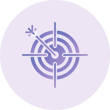 target icon, vector illustration, Dart 