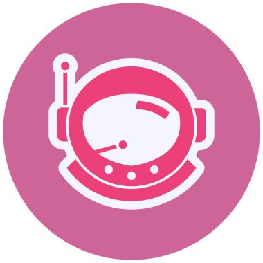 Astronaut Helmet. web icon simple design