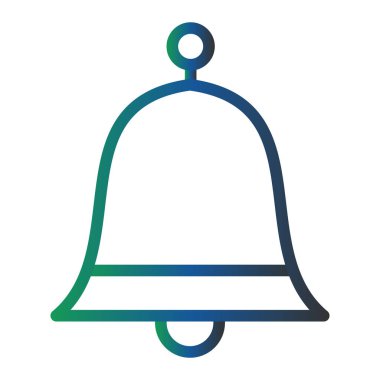 Zil. Web simgesi basit illüstrasyon