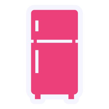 buzdolabı modern ikon vektör illüstrasyonu