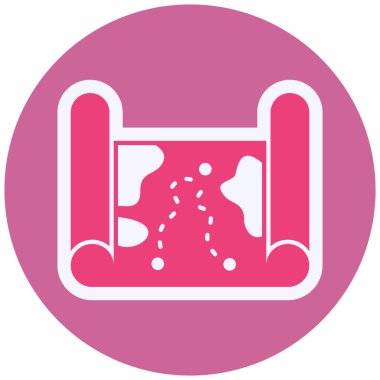 location pin map icon vector isolated illustration