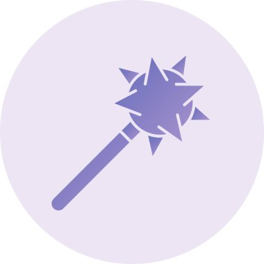 Topuz simgesinin vektör illüstrasyonu