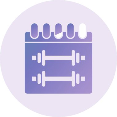 Takvim simgesi vektör illüstrasyonu 