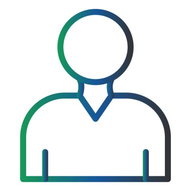 kullanıcı. Web simgesi basit illüstrasyon