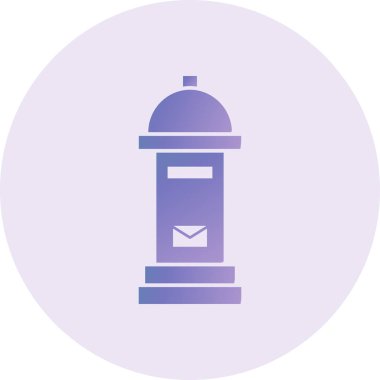 Mailing color  icon, vector illustration