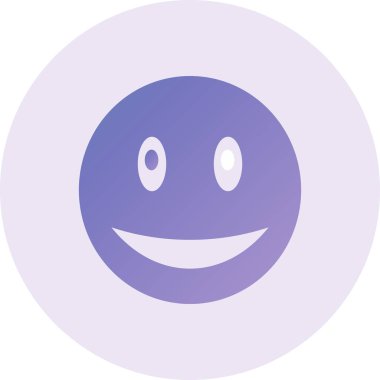 Gülümse ikon vektör illüstrasyonu