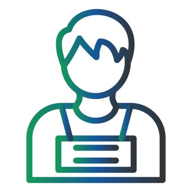 Kriminal modern simge vektör illüstrasyonu