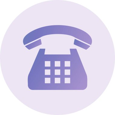 Telefon. Web simgesi vektör illüstrasyonu