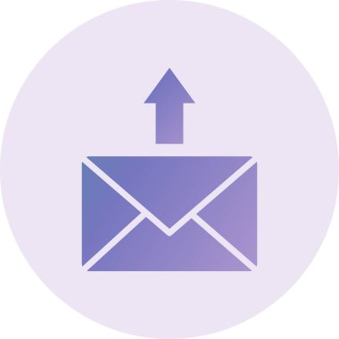 message web icon simple illustration