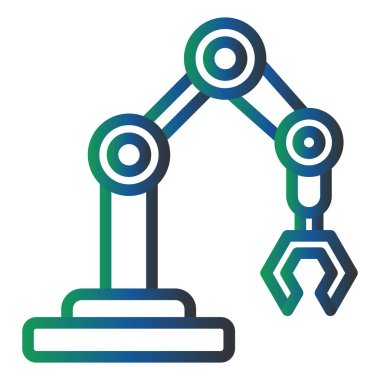 Robot kolun vektör illüstrasyonu