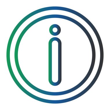 Info, Information web icon, vector illustration 