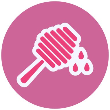 Bal Tarağı Vektör Kabartma Simgesi Tasarımı