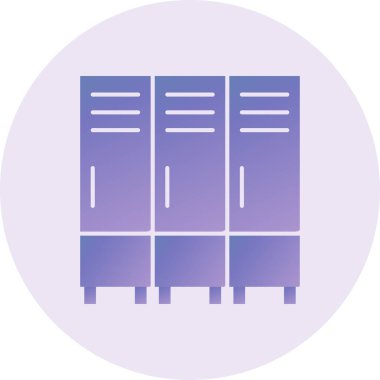 storage cabinet icon. simple web illustration