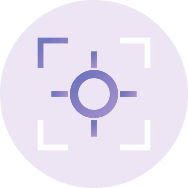 hedef simge vektör illüstrasyonu