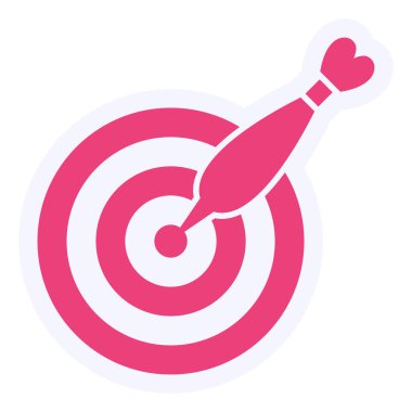 Günlük Hedef Vektör Sembol Tasarımı