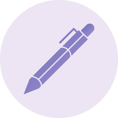 Kalem Vektörü Şekil Simgesi Tasarımı