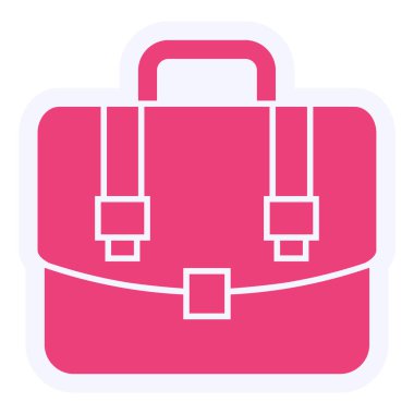 briefcase, web icon simple illustration