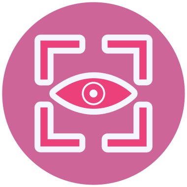 eye icon, vector illustration. Vision 
