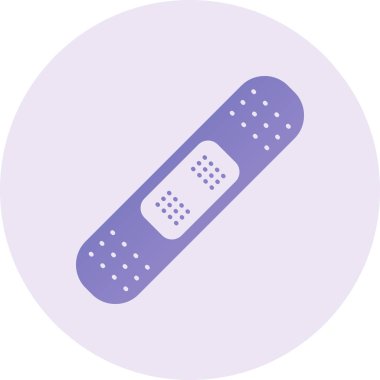 Band Aid Vector Glyph Icon Design 