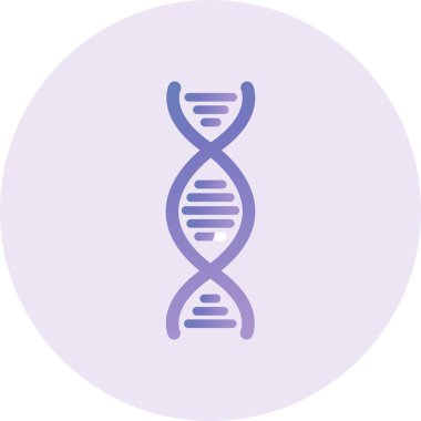 DNA Vektörü Kabartma Simgesi Tasarımı 
