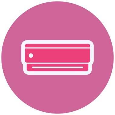 air conditioner icon, web illustration