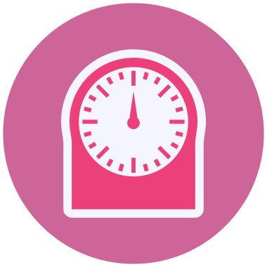 Mutfak zamanlayıcısı. Web simgesi basit illüstrasyon