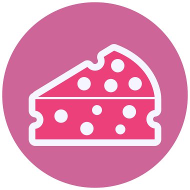 Peynir. Web simgesi basit tasarım